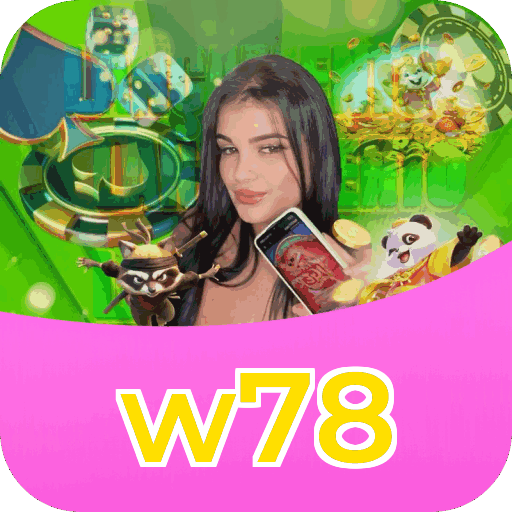 Plataforma w78 mostrando interface moderna, jogos certificados e recursos de segurança licenciados